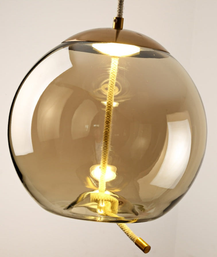 Nordic Rope & Glass Pendant Lights
