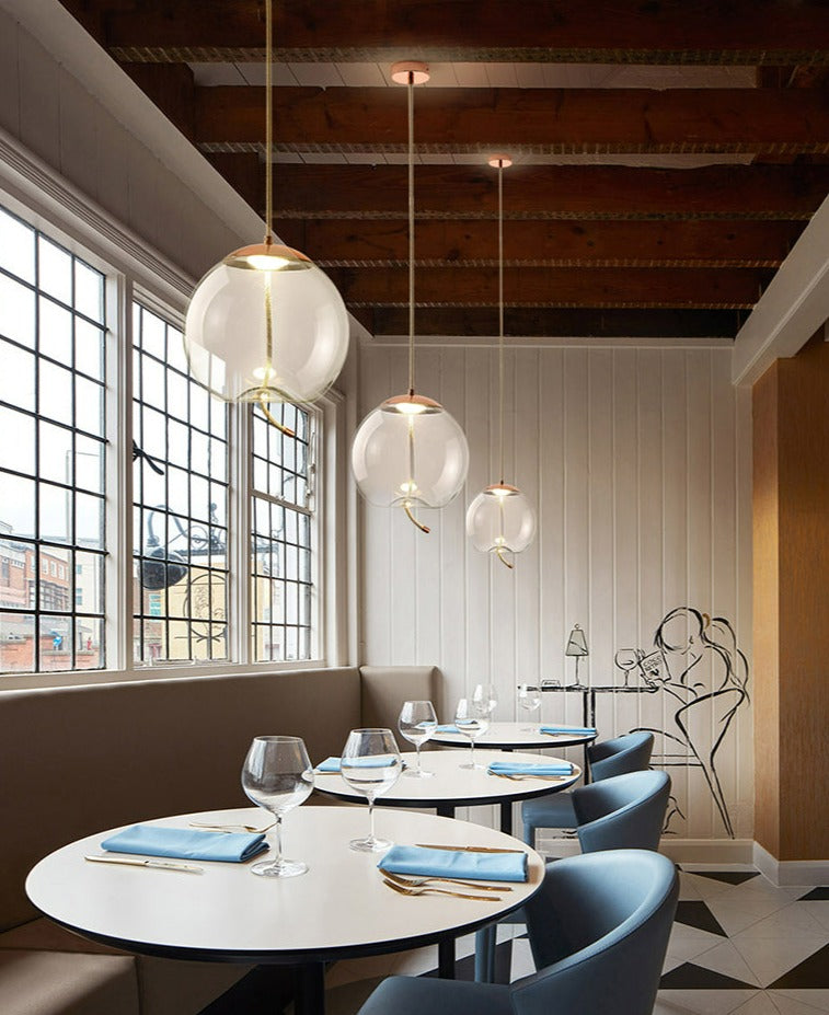 Nordic Rope & Glass Pendant Lights