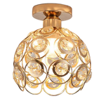 Lorentia Gold Crystal Pendant Chandelier For Hallway