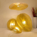 EmeraldLuma Vintage Bamboo LED Pendant Light Fixture