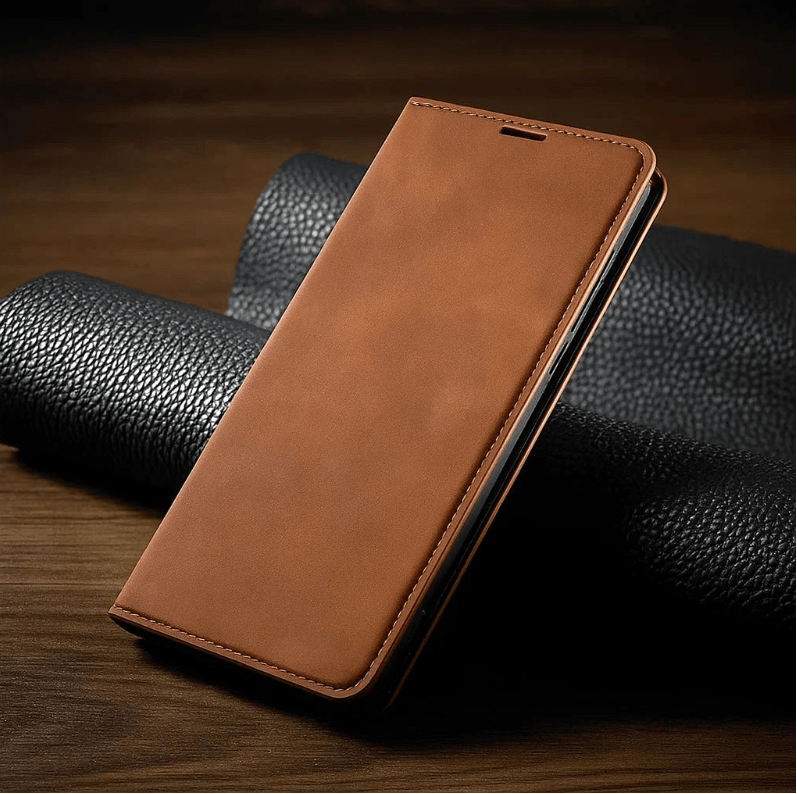 NovaGuard Magnetic Leather iPhone Case — Sleek Protection, Secure Magnetic Closure