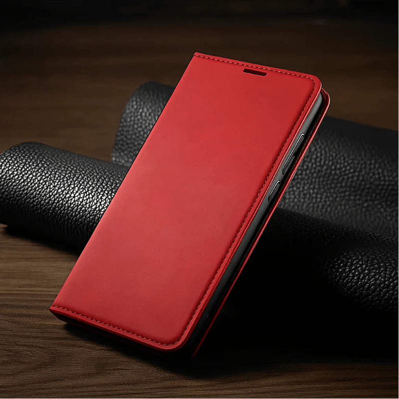 NovaGuard Magnetic Leather iPhone Case — Sleek Protection, Secure Magnetic Closure