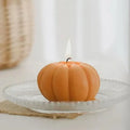 AmberAura Handmade Scented Pumpkin Candle — Cozy Glow, Long Burn Time
