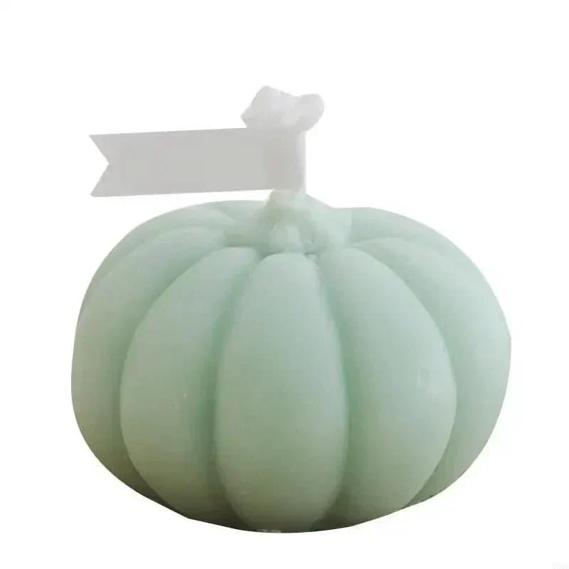 AmberAura Handmade Scented Pumpkin Candle — Cozy Glow, Long Burn Time