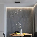 Minimalist Strip Pendant Light For Elegant Interiors And Living Spaces