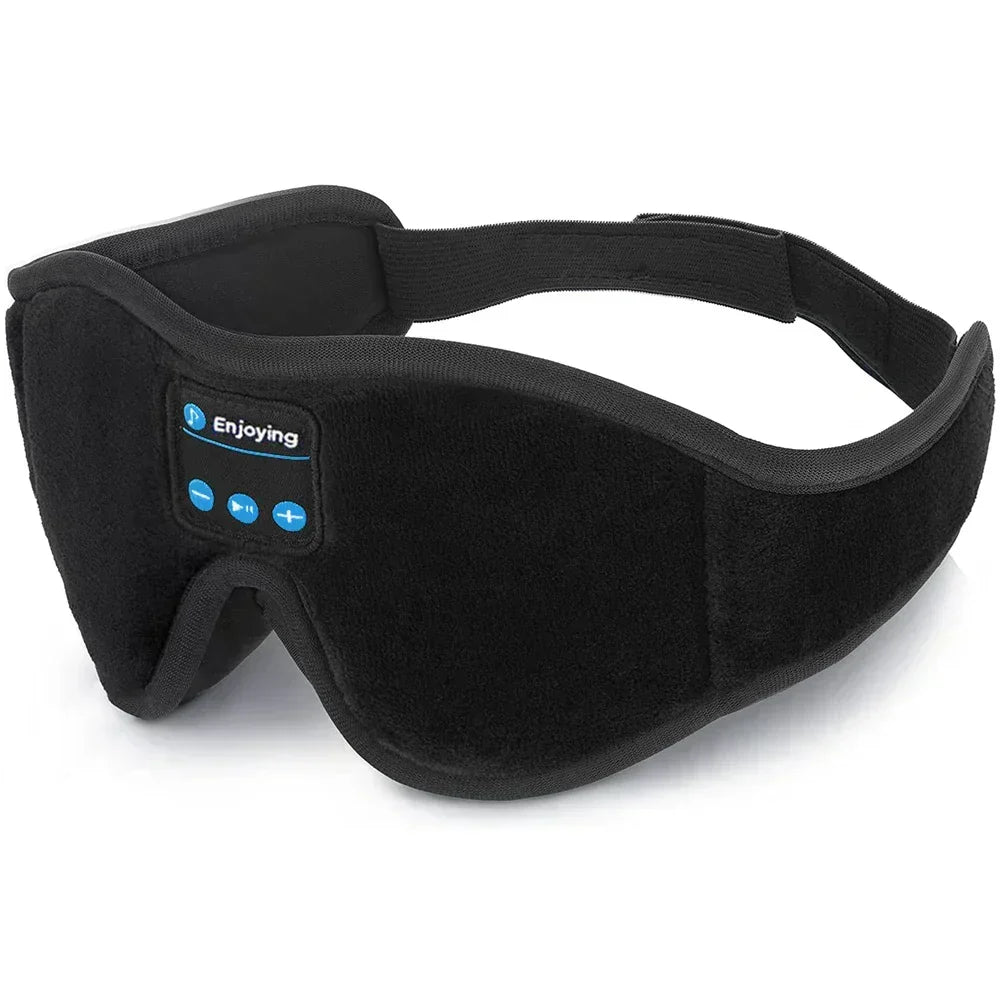 DreamWave Bluetoothスリープマスク — 3D快適メモリーフォーム音楽ヘッドバンド