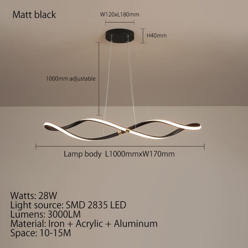 Rochelle Spiral-Lampe