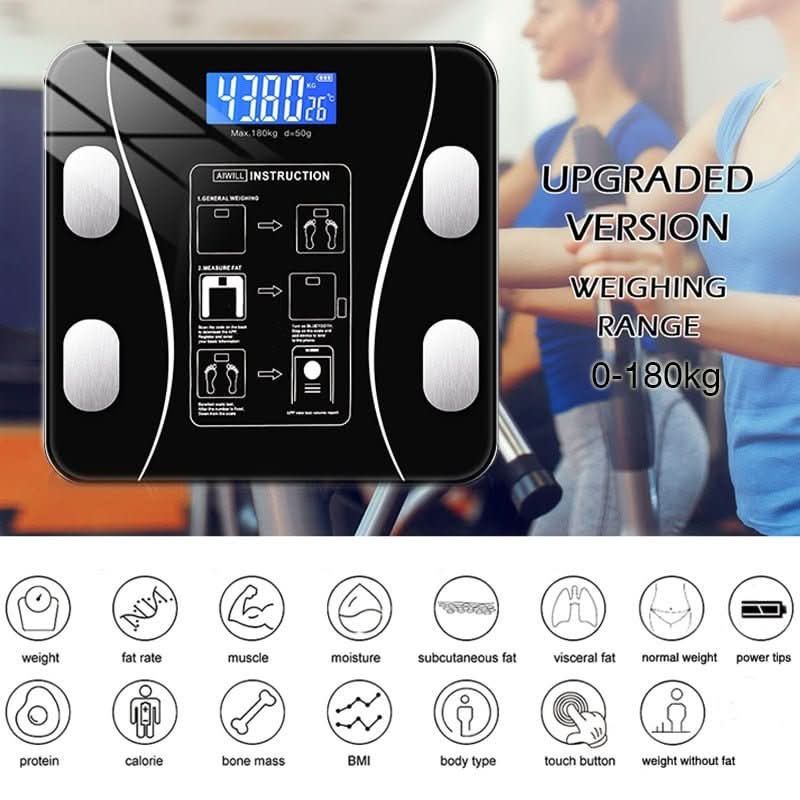 PulseScale Smart Scale — Connected Body Analysis, App Sync, Health Tracking Dashboard