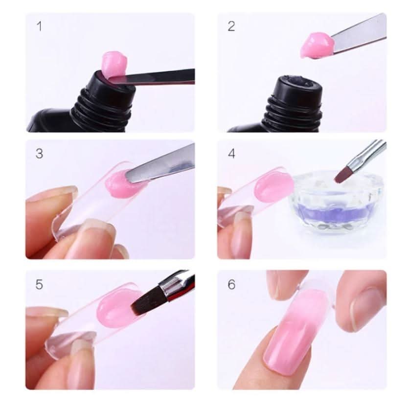 Kit de unhas com lâmpada UV NovaGlam — conjunto completo de verniz para fazer em casa