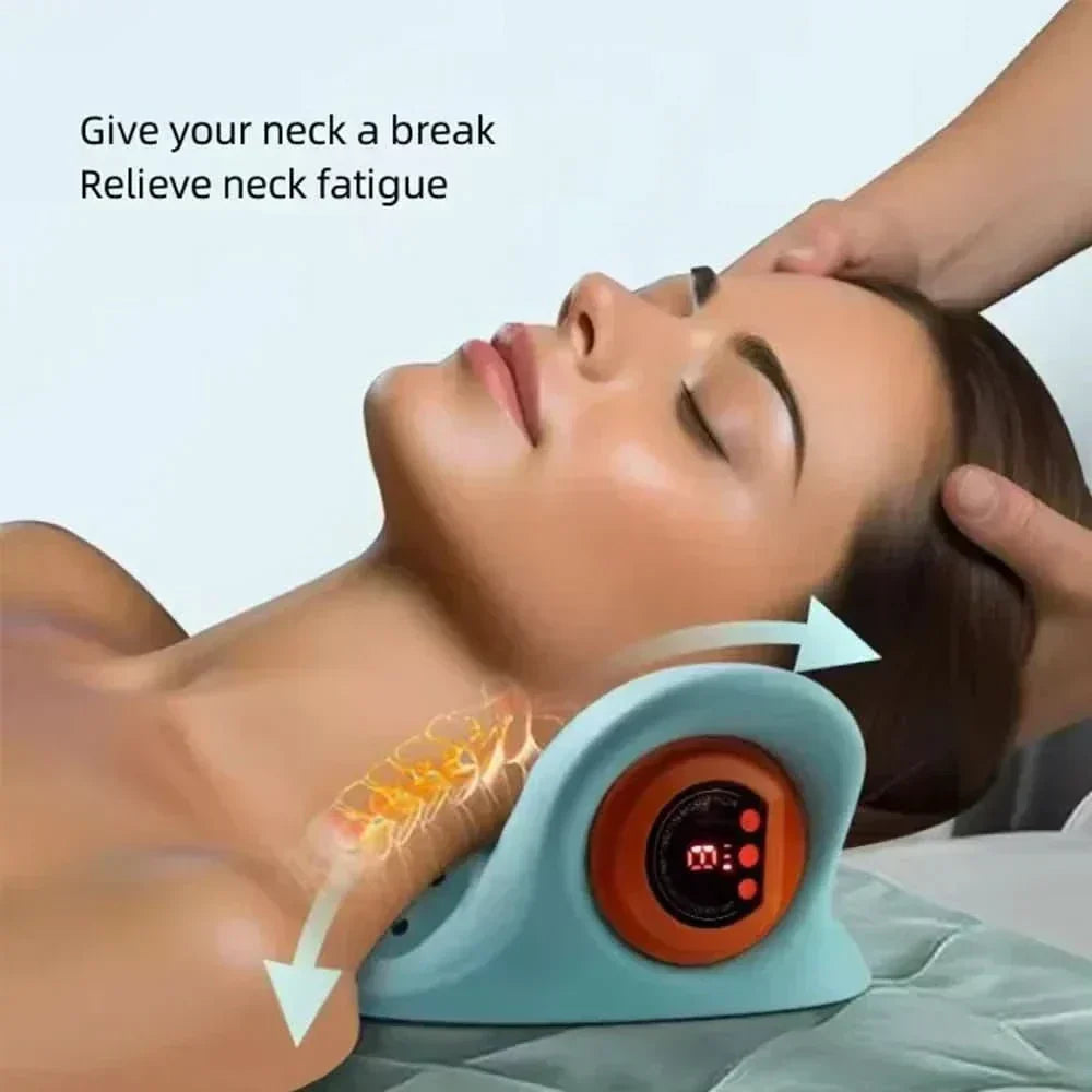 Masseur de cou EMS ReliaWave — Traction douce et soutien par acupression