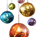 Colorful Warped Pendant Lights