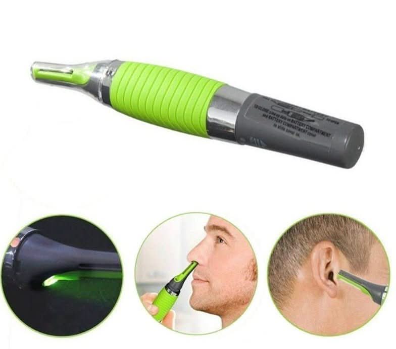 NoseEdge Pro Precision Nose And Ear Trimmer — LED Light, Gentle Hair Removal
