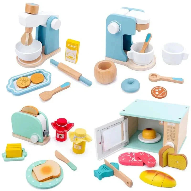 Set de cocina de madera realista ChefNest — Juego creativo sin pantallas