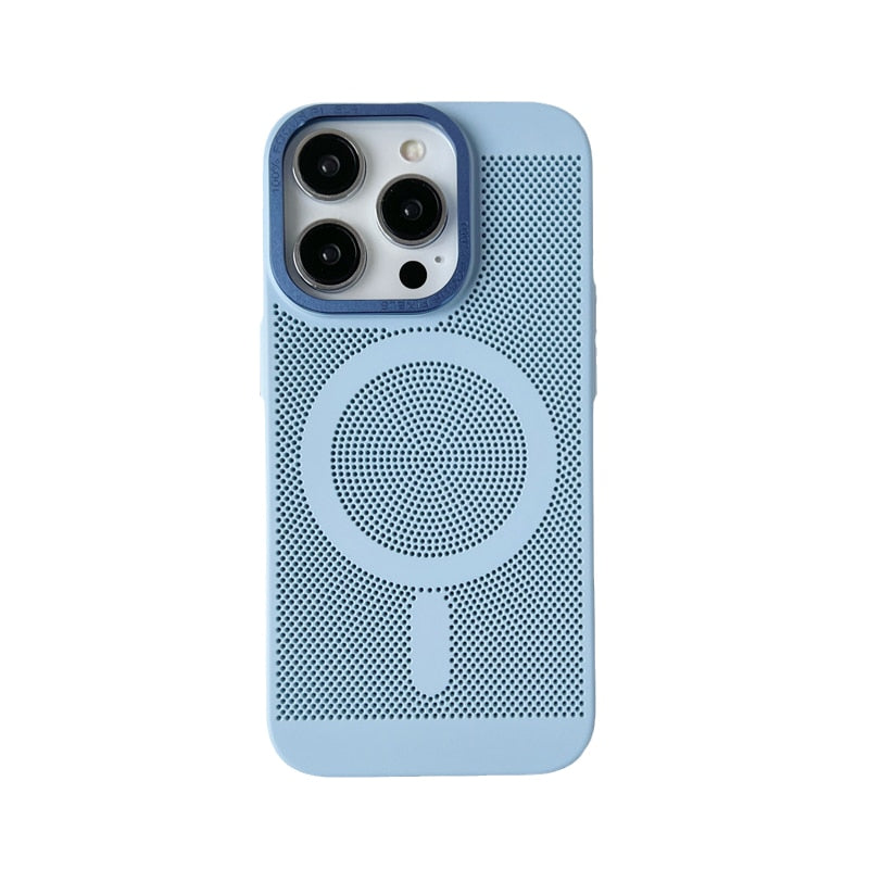 Chladicí pouzdro MagSafe na iPhone — vyvýšené okraje, TPU pohlcující nárazy
