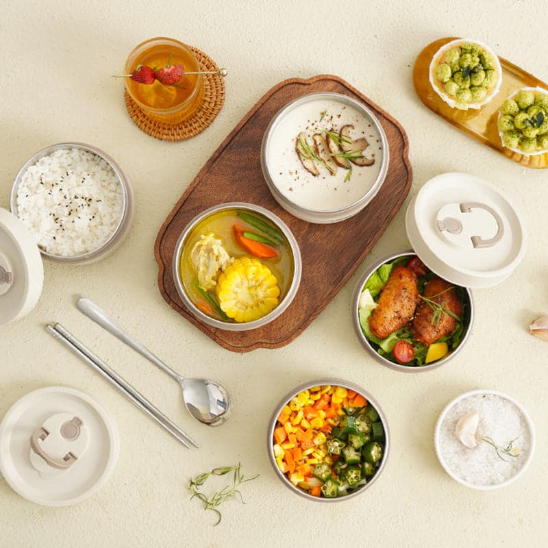 Double-Walled Insulated Lunch Box for Warm Meals - Euroselle