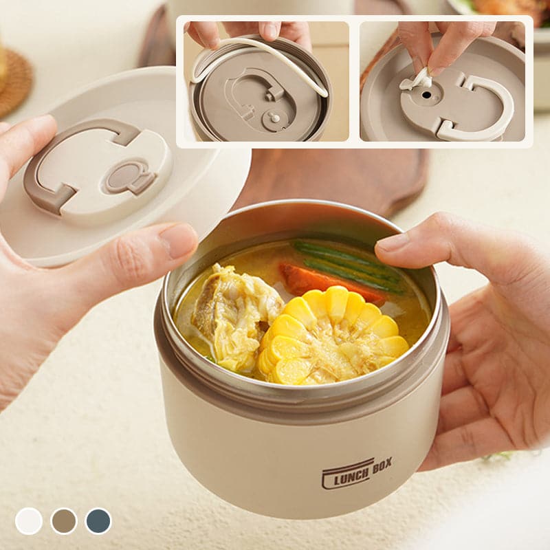 Double-Walled Insulated Lunch Box for Warm Meals - Euroselle