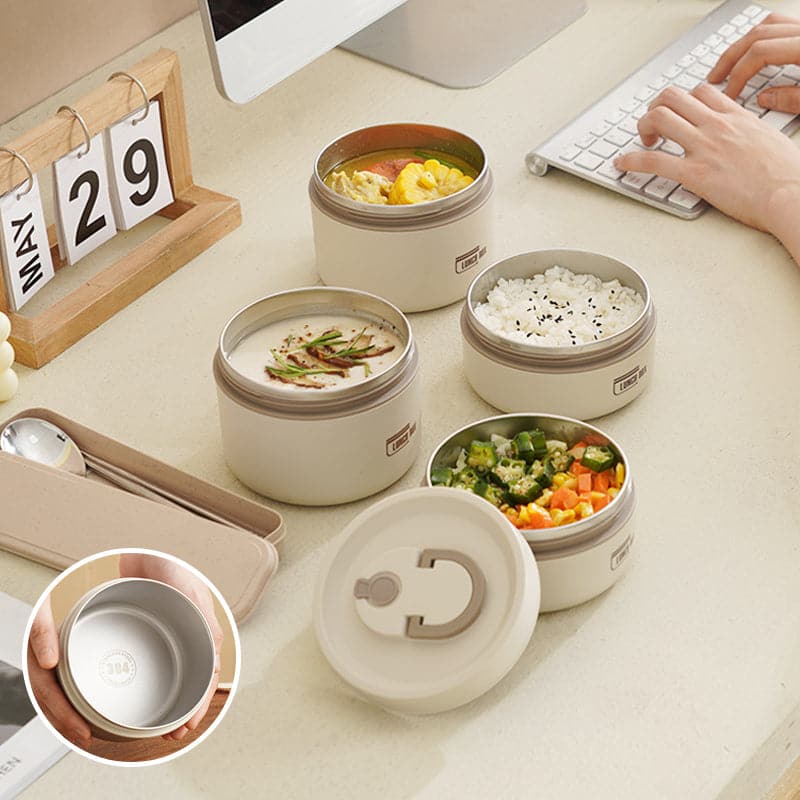 Double-Walled Insulated Lunch Box for Warm Meals - Euroselle
