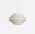 LumenSpiral Spiral Lamp With Textile Finish Ceiling Light For Living Room And Bedroom