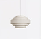 LumenSpiral Spiral Lamp With Textile Finish Ceiling Light For Living Room And Bedroom
