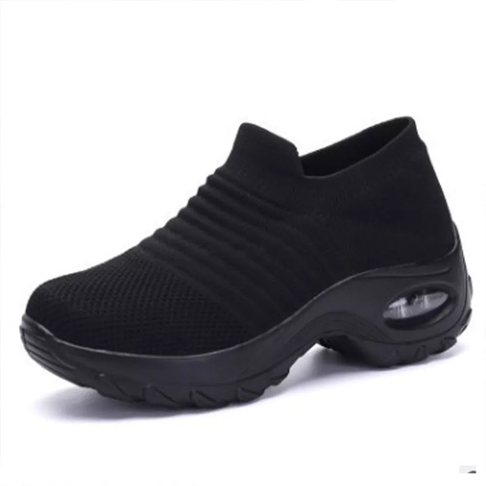 Damskie sneakersy ortopedyczne z poduszką powietrzną - amortyzujące wstrząsy wsparcie