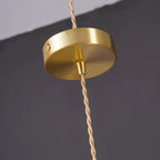 Aurelia Hibiscus Scalloped Glass Pendant Light For Vintage Kitchens, Adjustable Suspension, Warm Light