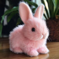 Animated plush bunny toy with realistic hopping, ear movement, and soft cuddly design for kids and playtime fun - Euroselle