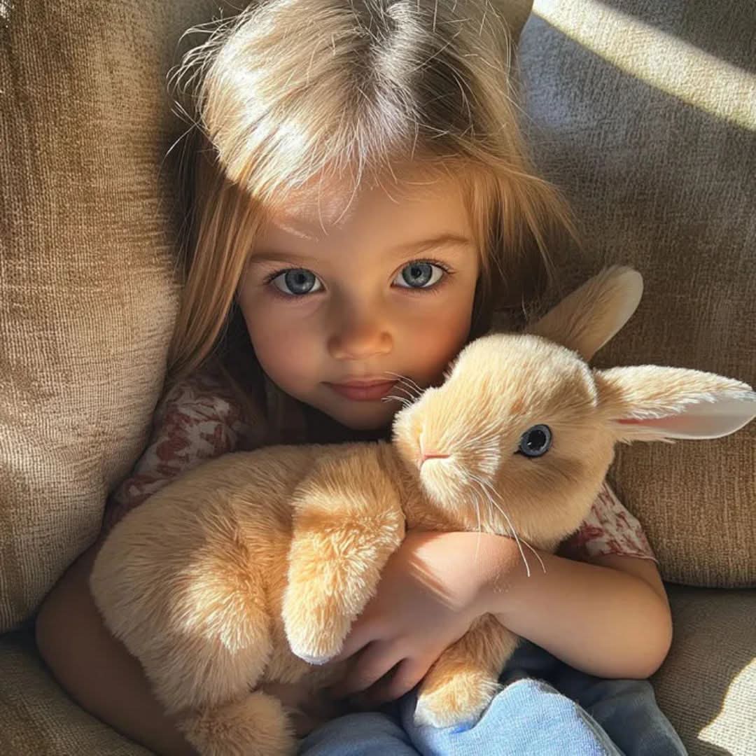 Animated plush bunny toy with realistic hopping, ear movement, and soft cuddly design for kids and playtime fun - Euroselle