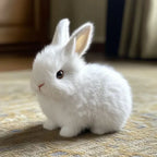 Animated plush bunny toy with realistic hopping, ear movement, and soft cuddly design for kids and playtime fun - Euroselle