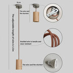 TimberEssence - Nordic wooden pendant light