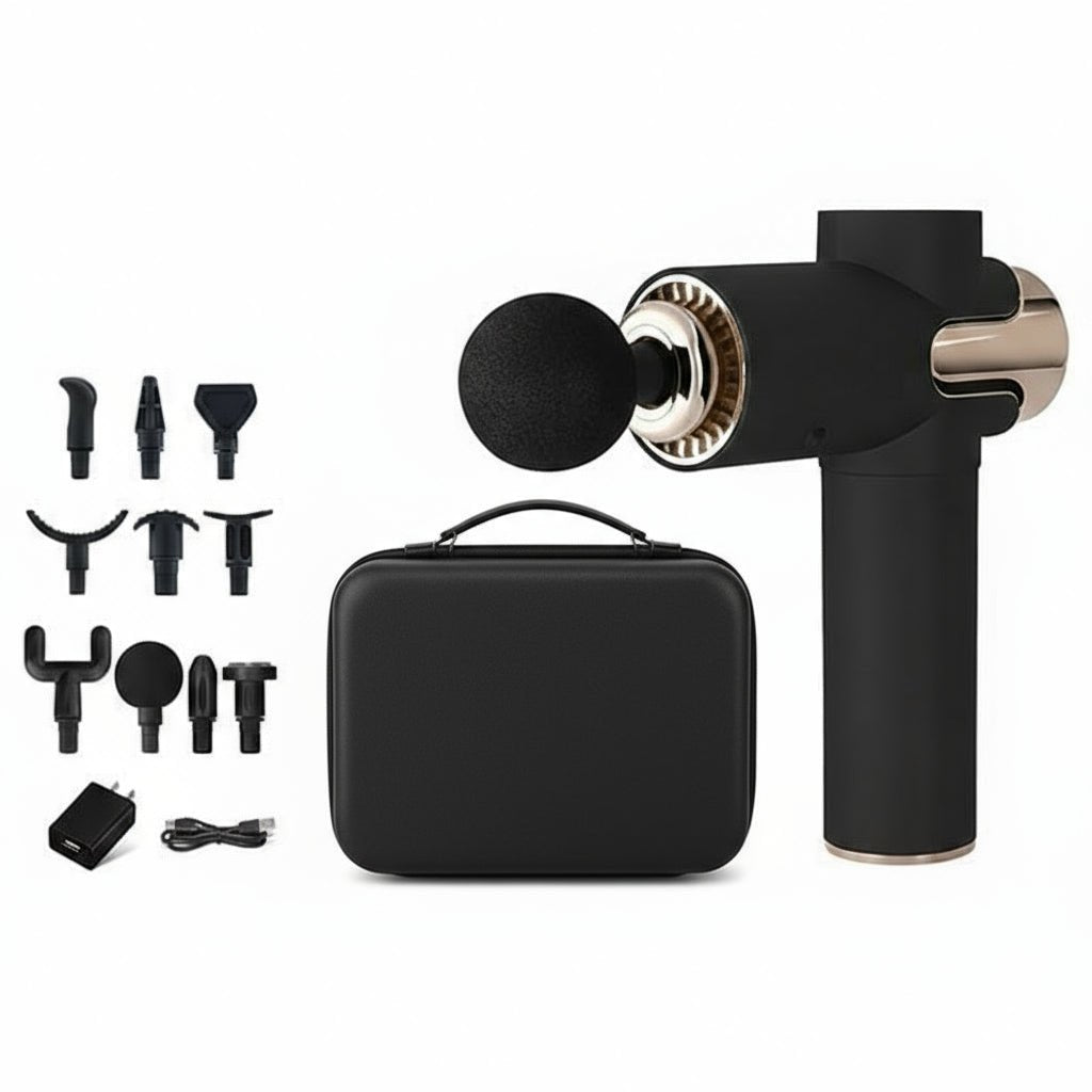 VigorPulse Wireless Deep Muscle Massage Gun — Cordless Compact Design