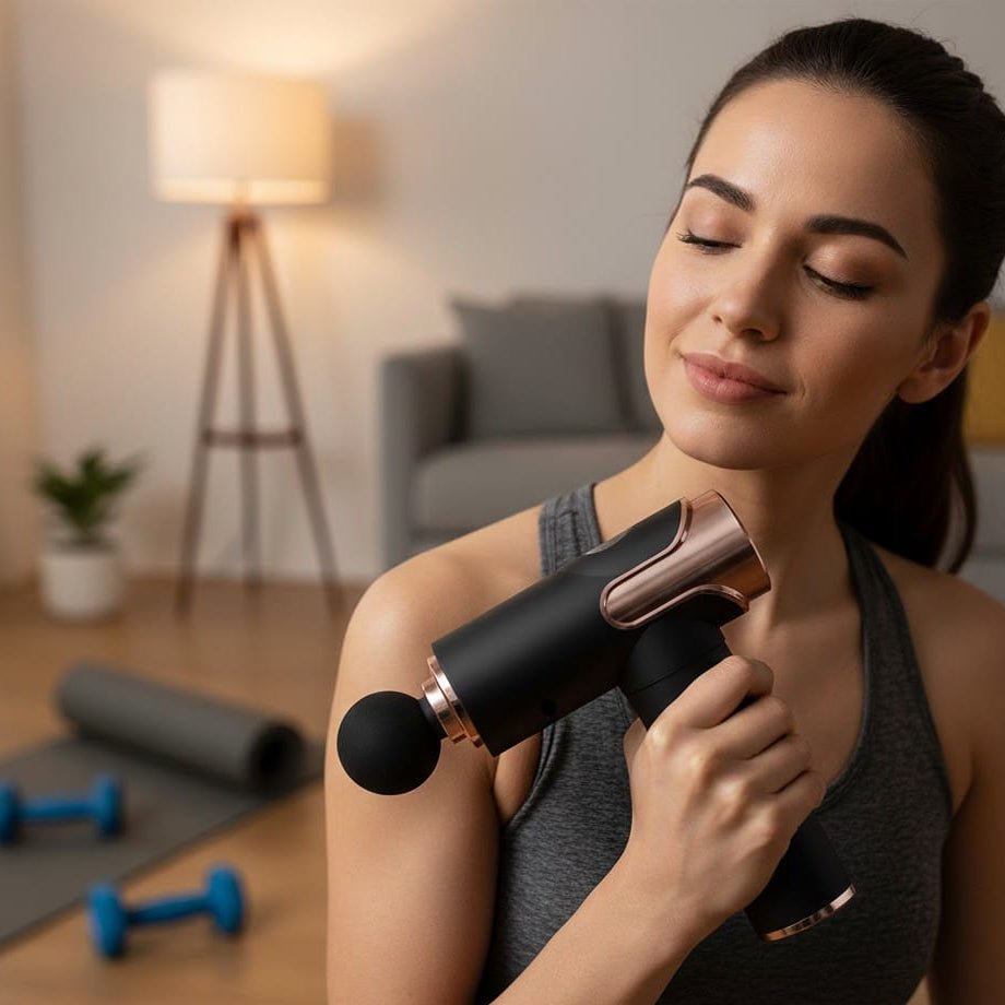 VigorPulse Wireless Deep Muscle Massage Gun — Cordless Compact Design
