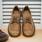 Orthopedic genuine cowhide leather shoes designed for all-day comfort, support, and timeless masculine style - Euroselle