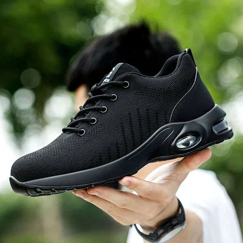 ForgeGuard Men's Indestructible Steel-Toe Safety Shoes