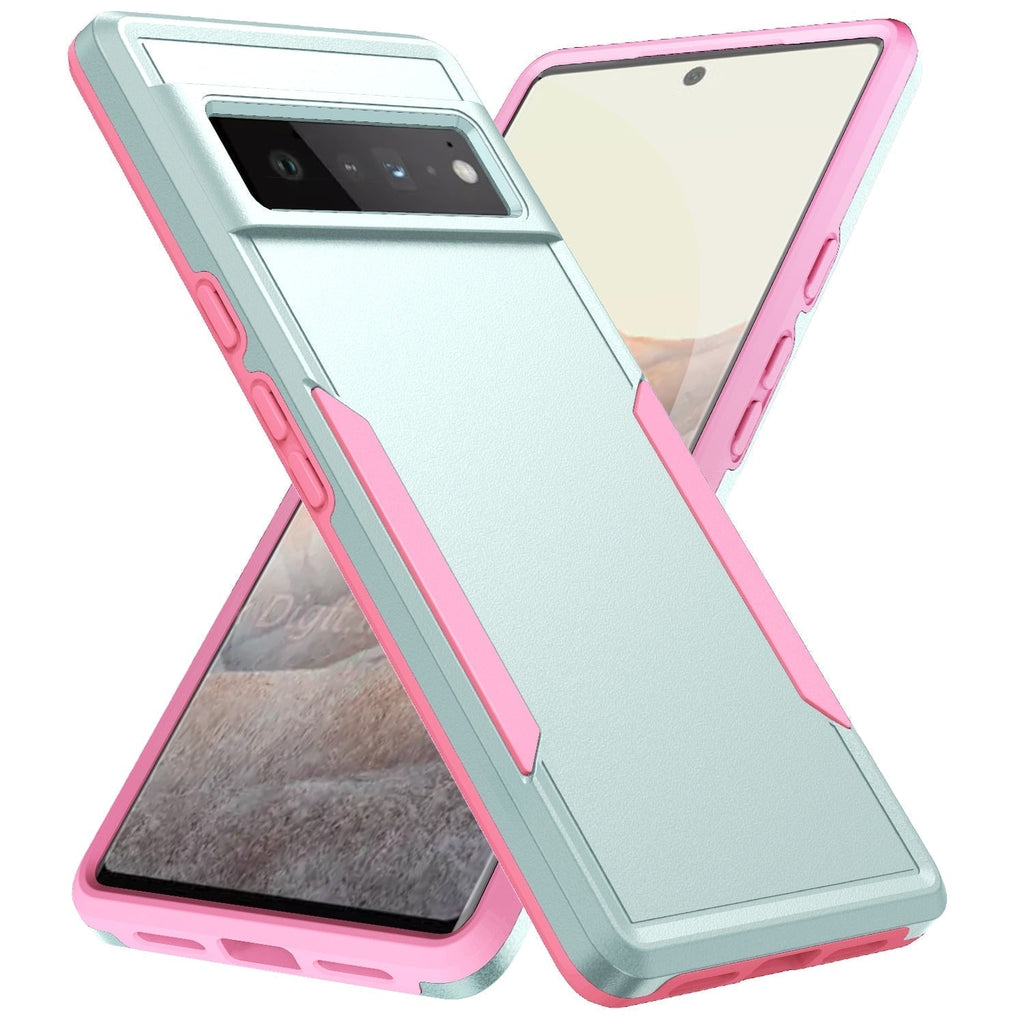 Cover per Google Pixel — Armatura ammortizzante, bordi rialzati, ricarica wireless