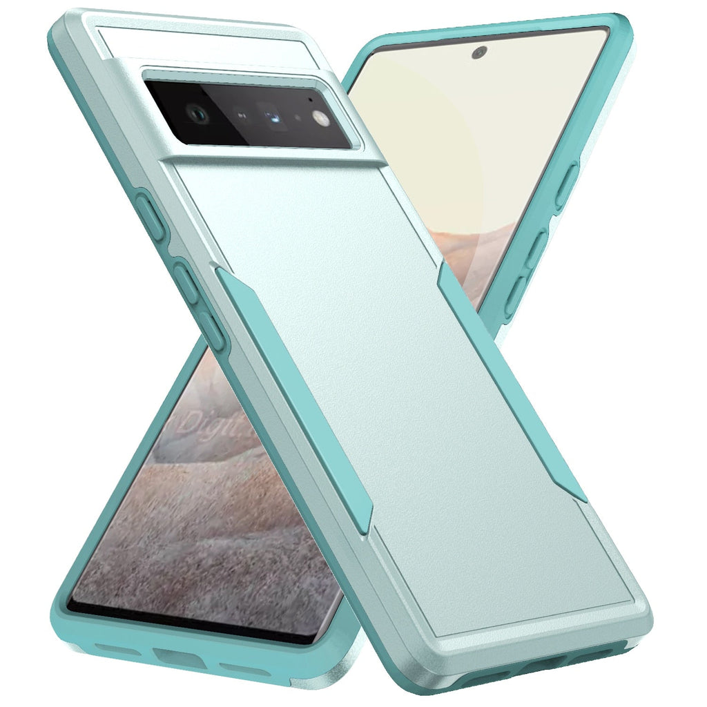 Cover per Google Pixel — Armatura ammortizzante, bordi rialzati, ricarica wireless