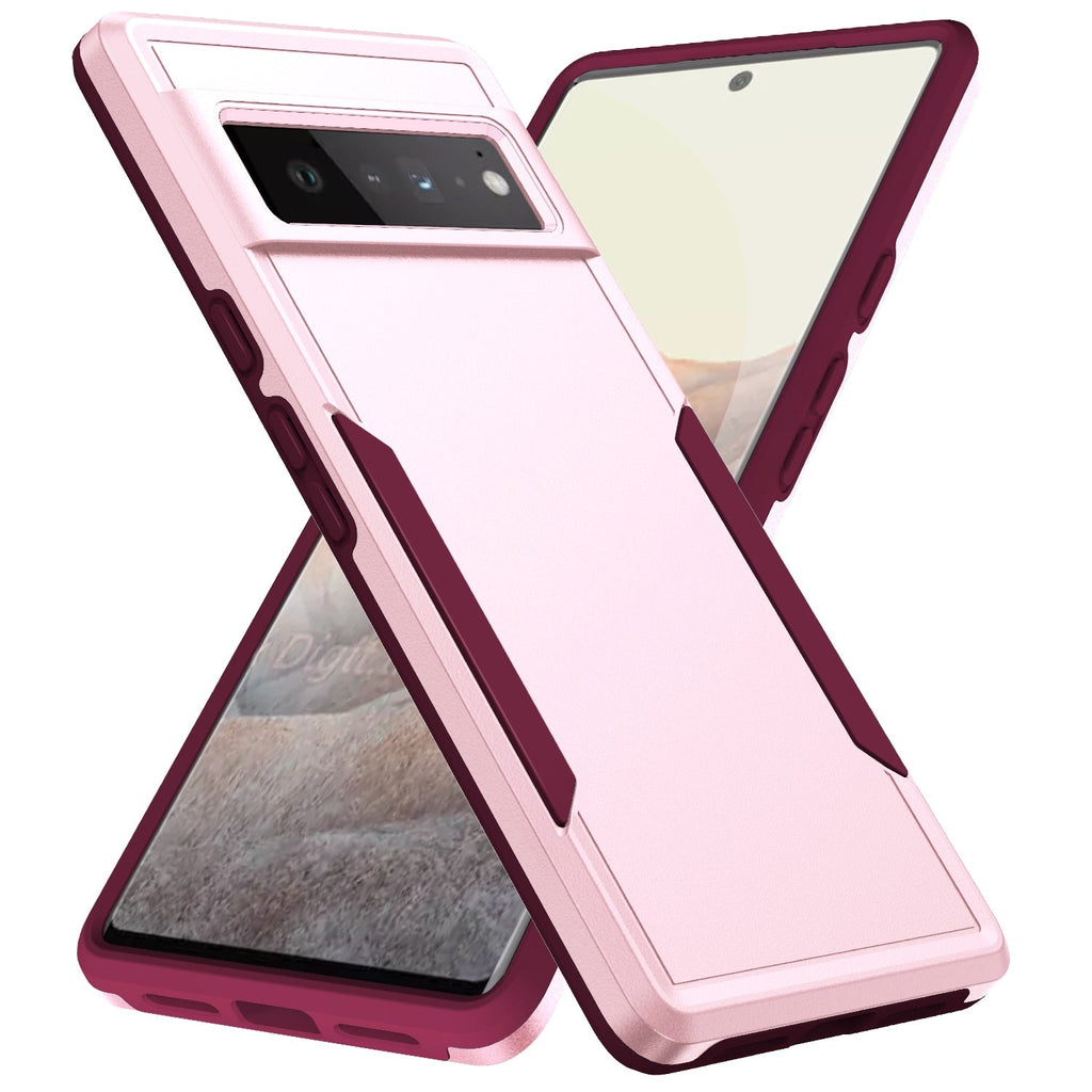 Cover per Google Pixel — Armatura ammortizzante, bordi rialzati, ricarica wireless