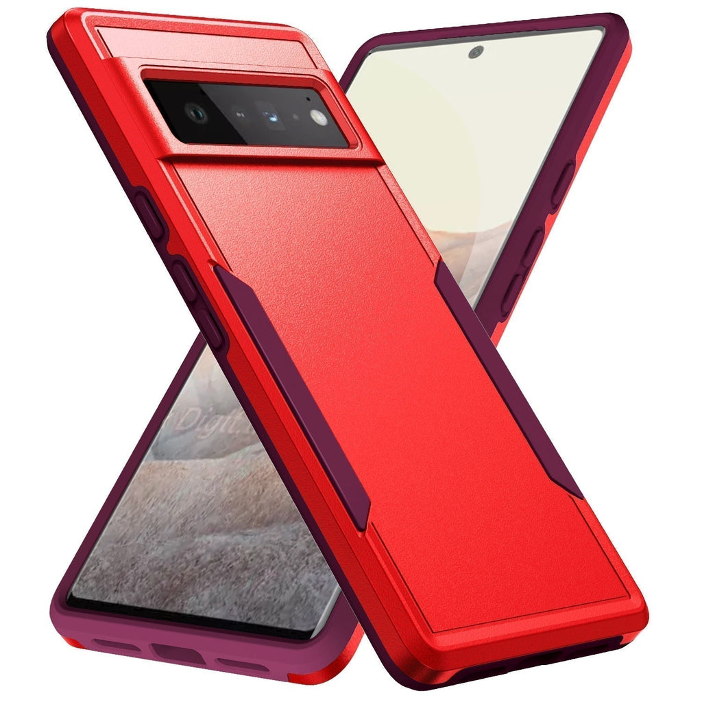 Cover per Google Pixel — Armatura ammortizzante, bordi rialzati, ricarica wireless