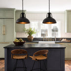 Industrial Metal Dome Pendant Light For Modern Living Spaces