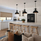 Industrial Metal Dome Pendant Light For Modern Living Spaces
