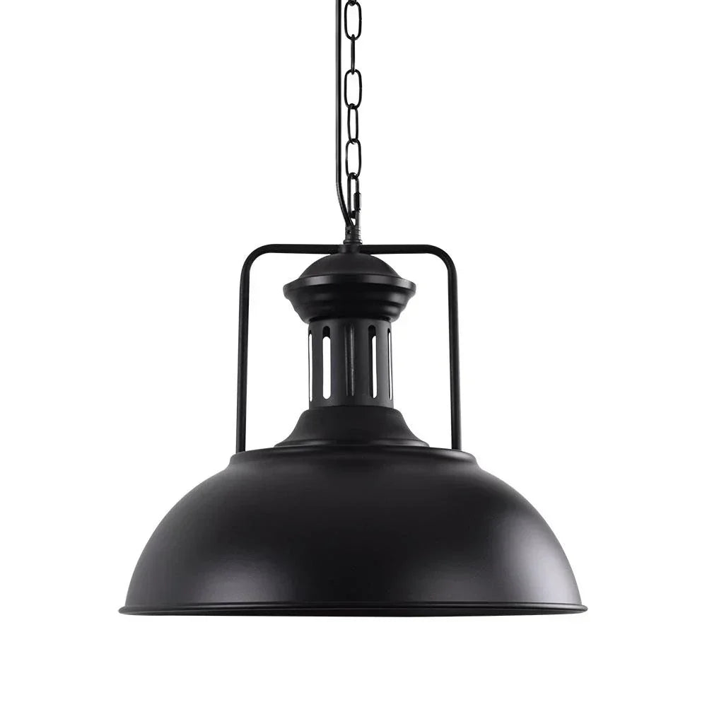 Industrial Metal Dome Pendant Light For Modern Living Spaces