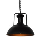 Industrial Metal Dome Pendant Light For Modern Living Spaces