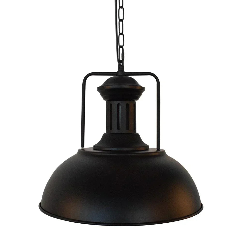 Industrial Metal Dome Pendant Light For Modern Living Spaces