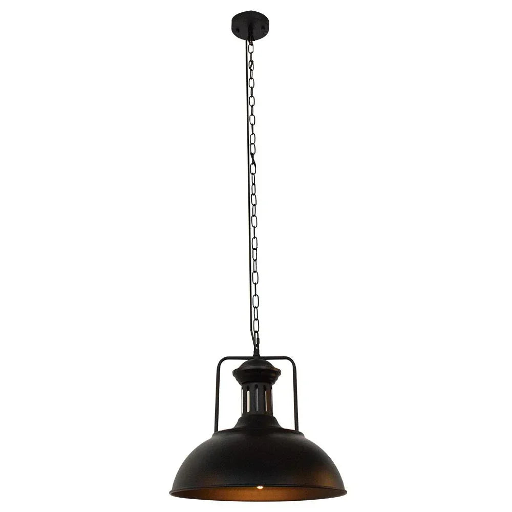 Industrial Metal Dome Pendant Light For Modern Living Spaces