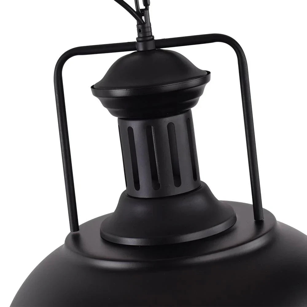 Industrial Metal Dome Pendant Light For Modern Living Spaces