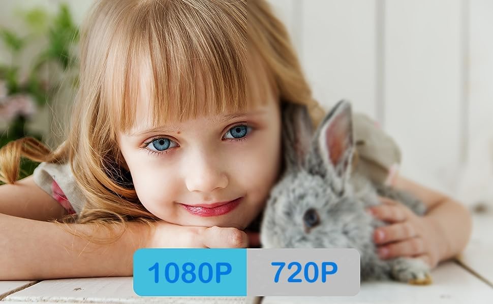 Cameră de securitate Wi-Fi de interior HD 1080P — detectarea mișcării, vedere nocturnă