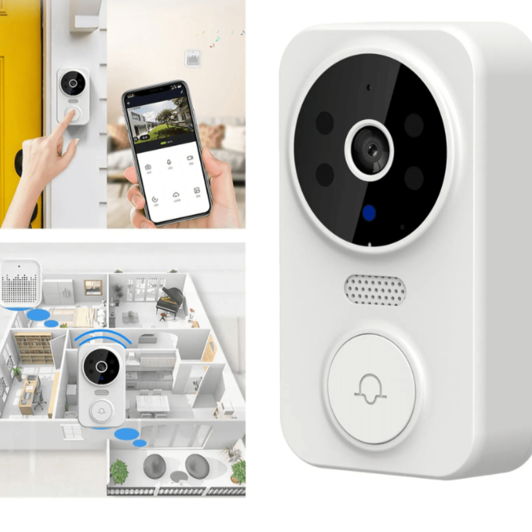 SafeView Pro Wireless HD Video Doorbell — Motion Sensing Alerts