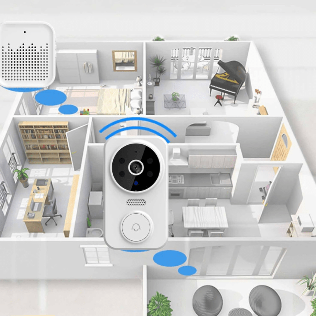 SafeView Pro Wireless HD Video Doorbell — Motion Sensing Alerts