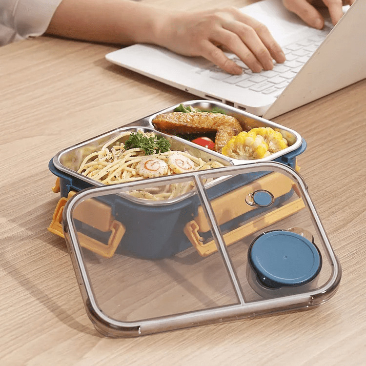 Izolowany pojemnik do podgrzewania posiłków WarmKeep — przenośny termiczny pojemnik na lunch