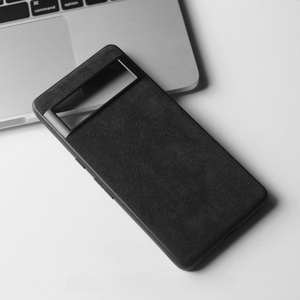 Custodia per Google Pixel — Protezione antiurto effetto camoscio in microfibra