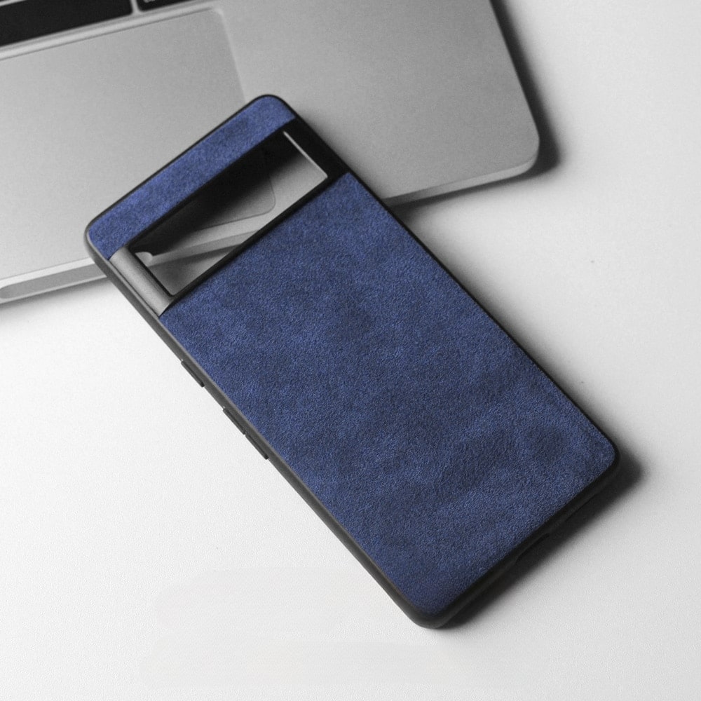 Custodia per Google Pixel — Protezione antiurto effetto camoscio in microfibra